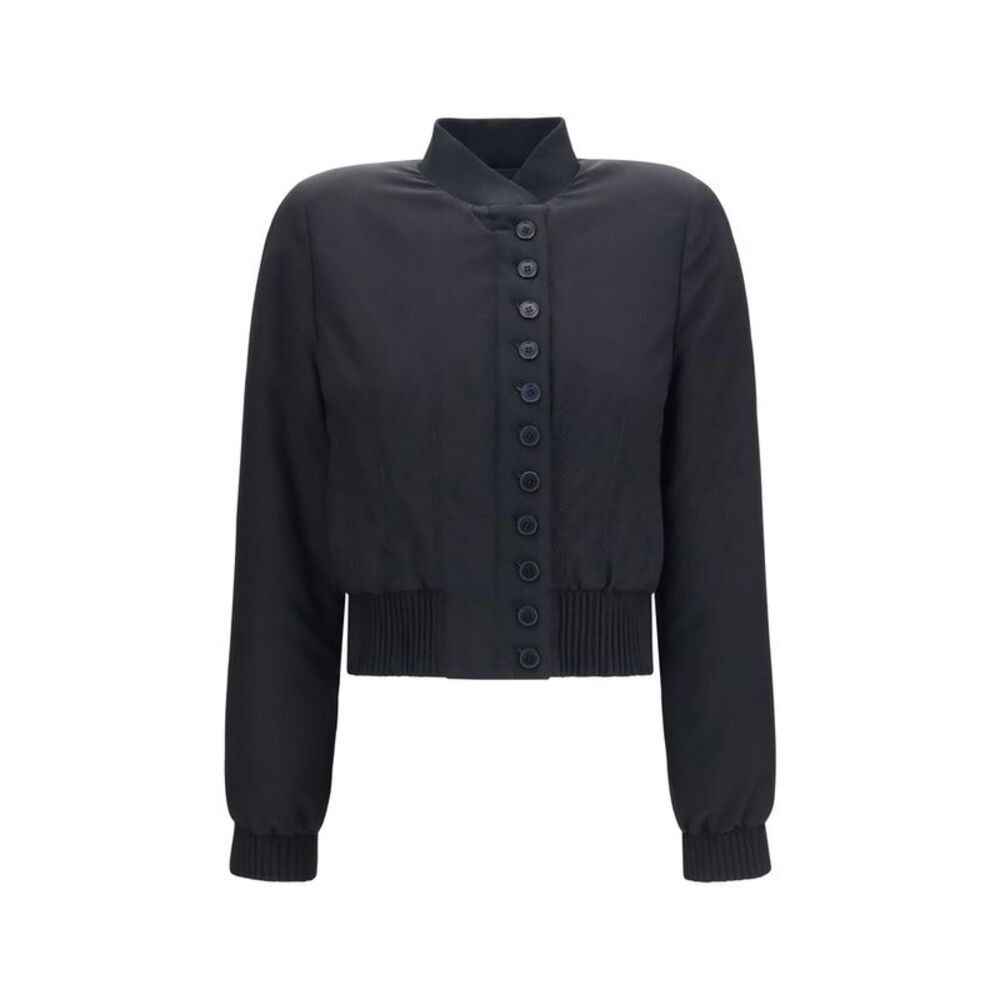 Alexander McQueen Black Polyester Women's Bomber